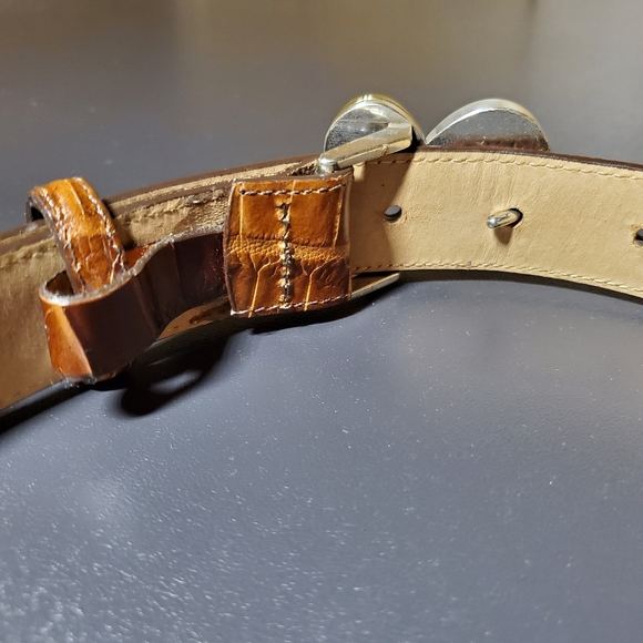 Brighton Leather Heart Belt Size S/28 - Picture 6 of 9